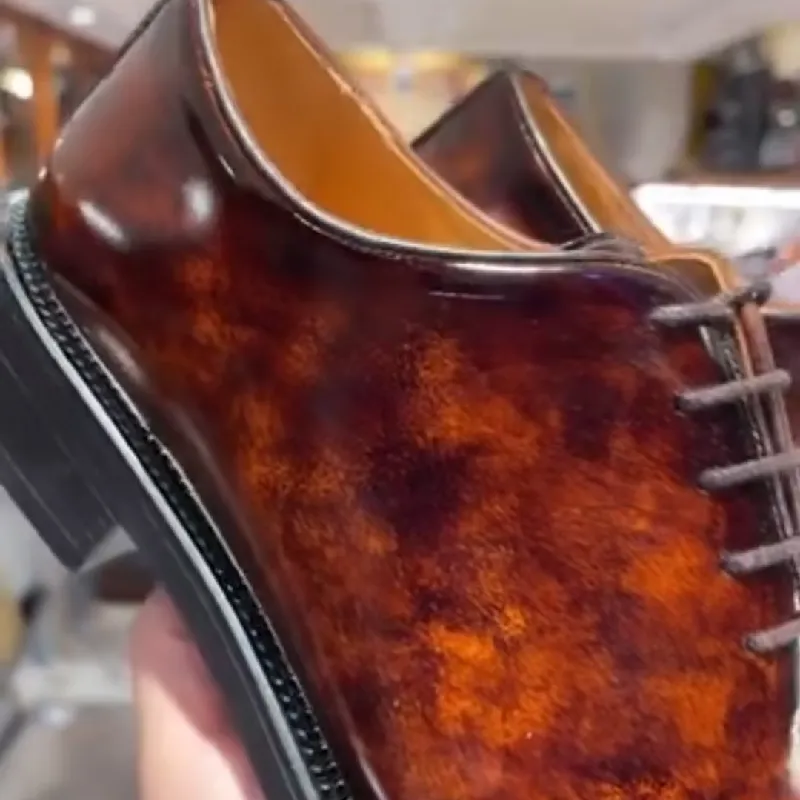 Handmade Marbled Formal Shoes