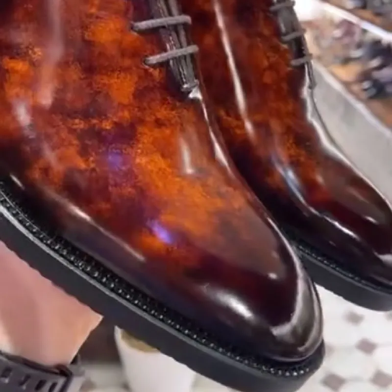 Handmade Marbled Formal Shoes