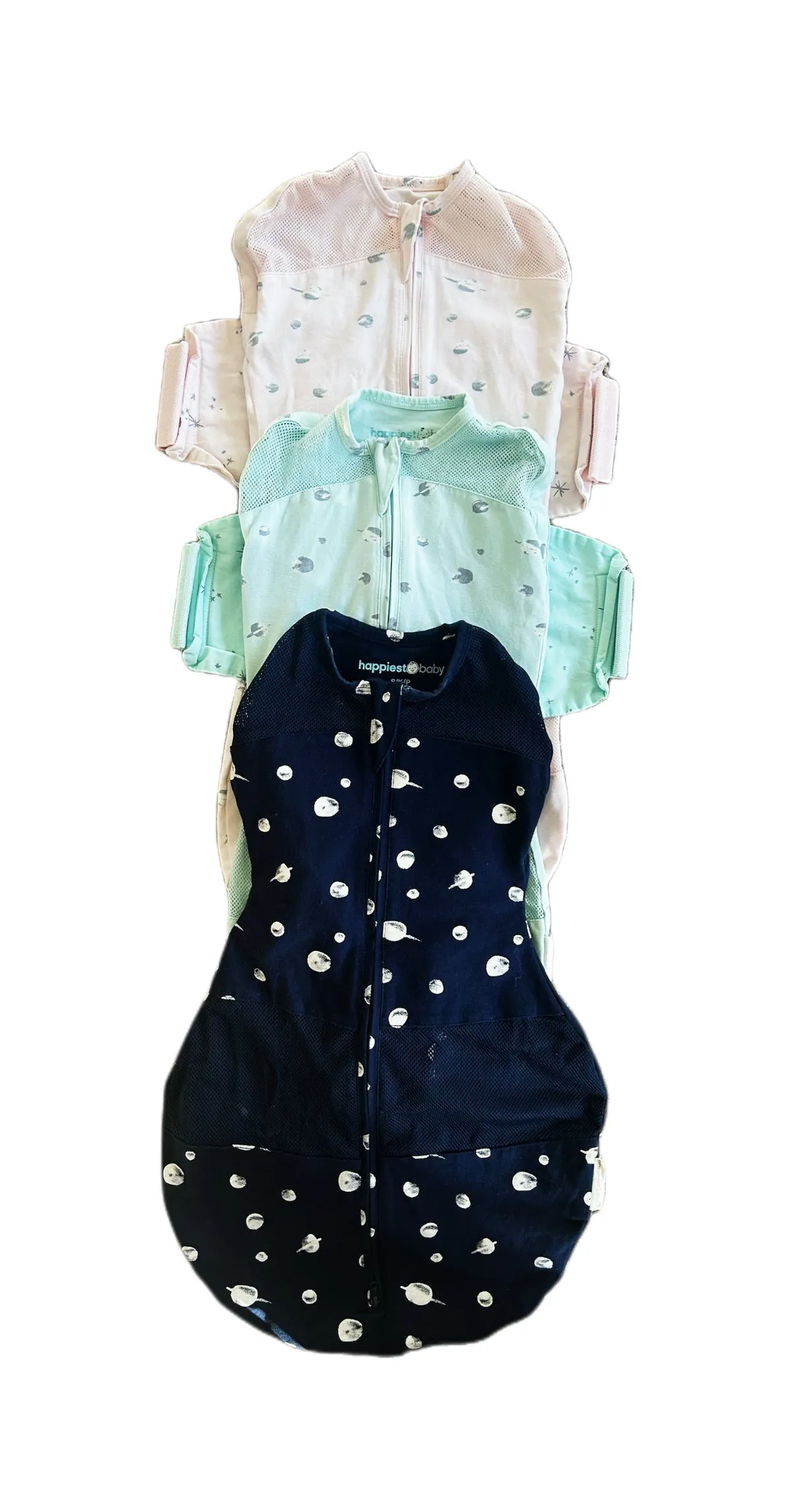 Happiest Baby Snoo sleep sacks size S, M, L x1 each