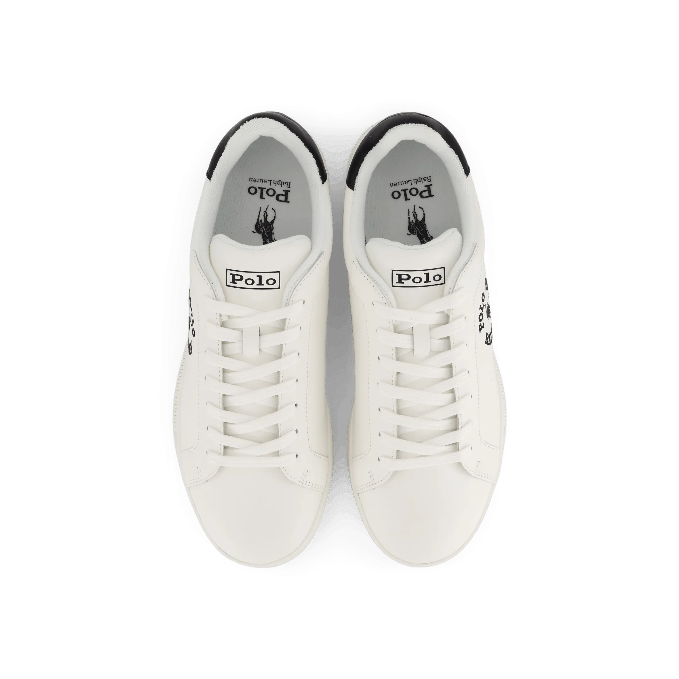 Heritage Court II Leather Sneaker Deckwash White / Black
