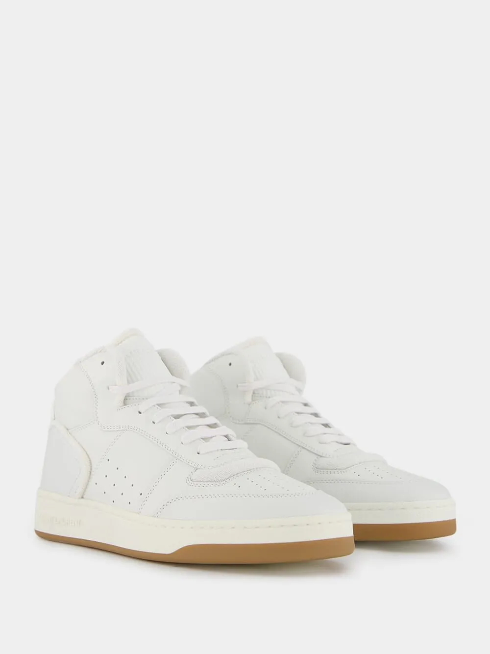 High-Top Leather Sneakers
