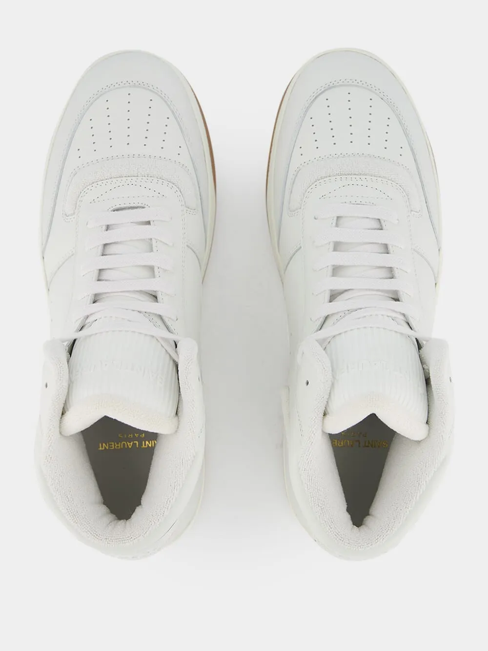 High-Top Leather Sneakers