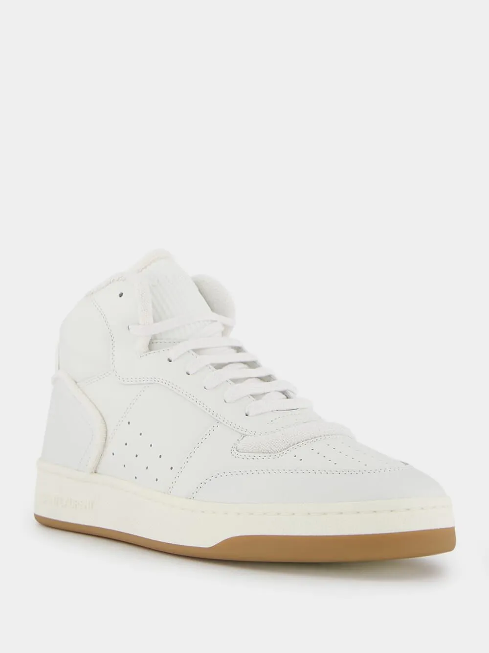 High-Top Leather Sneakers