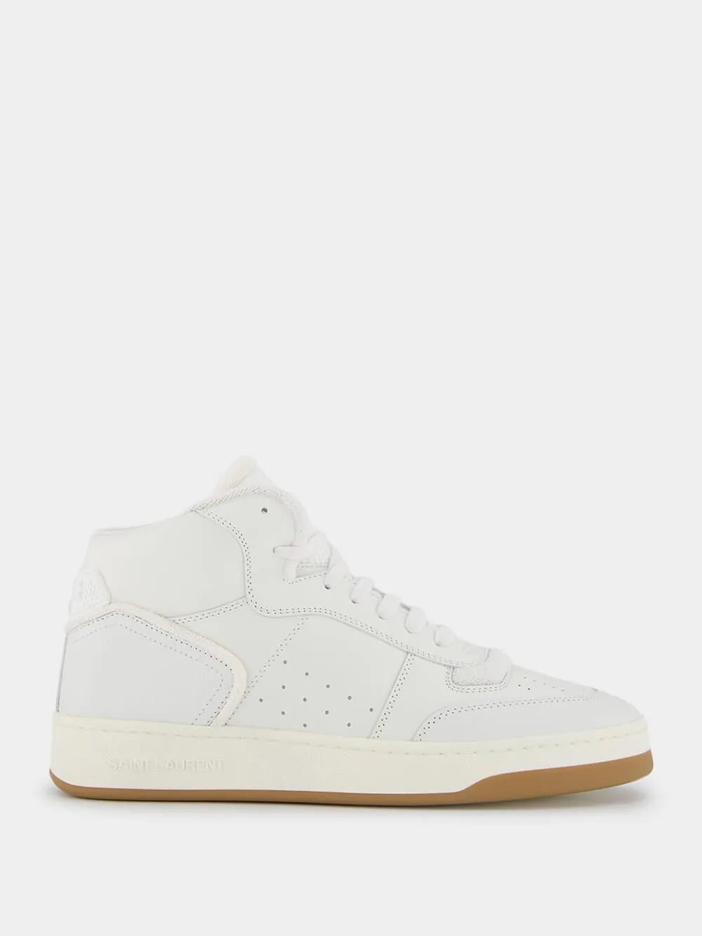 High-Top Leather Sneakers