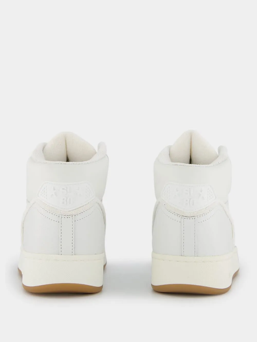 High-Top Leather Sneakers