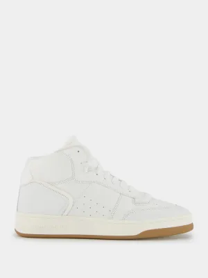 High-Top Leather Sneakers