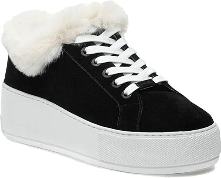 J/Slides Mellia Black Suede 8.5 M