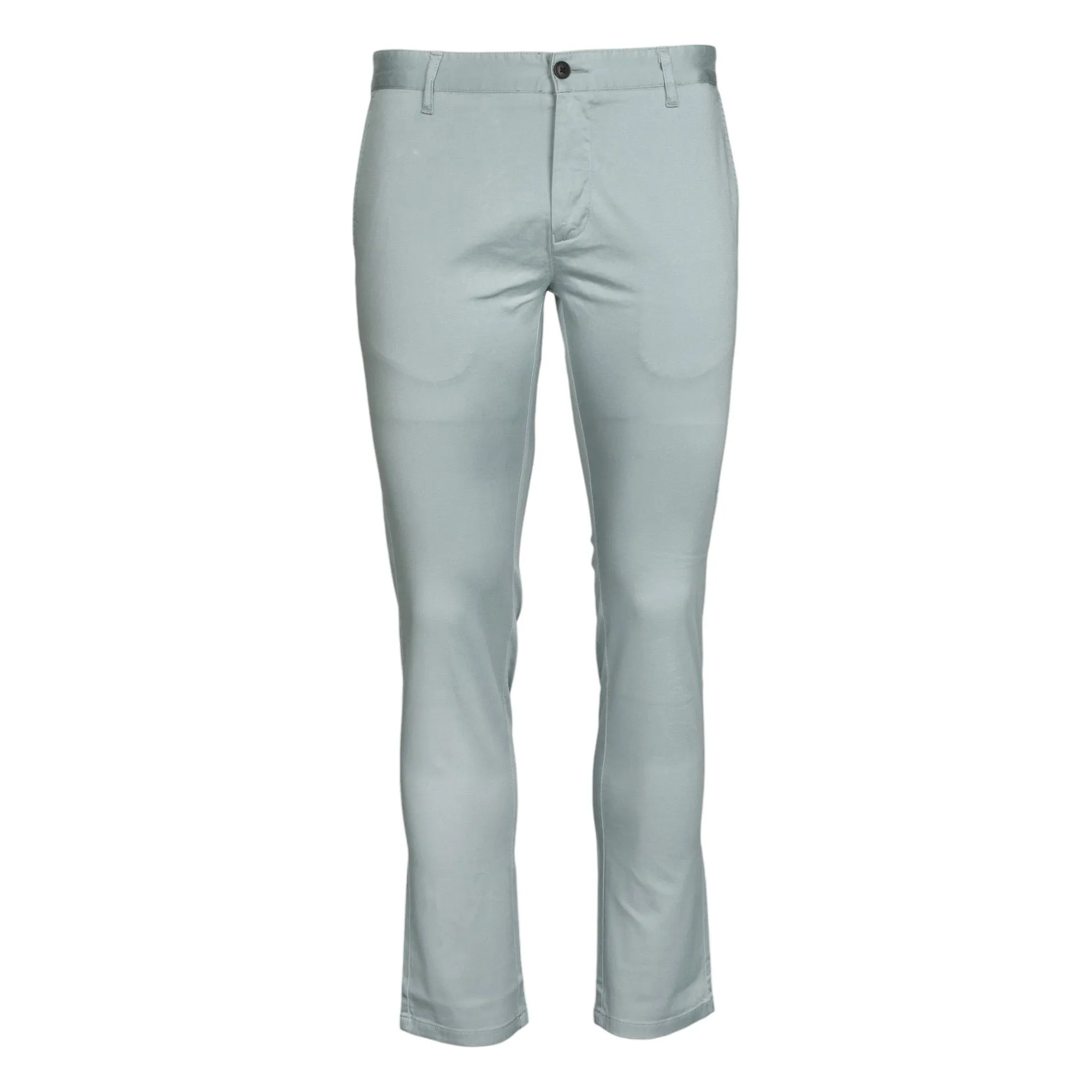 JUMP USA Men Grey Premium Cotton Slim Fit Sustainable Chinos