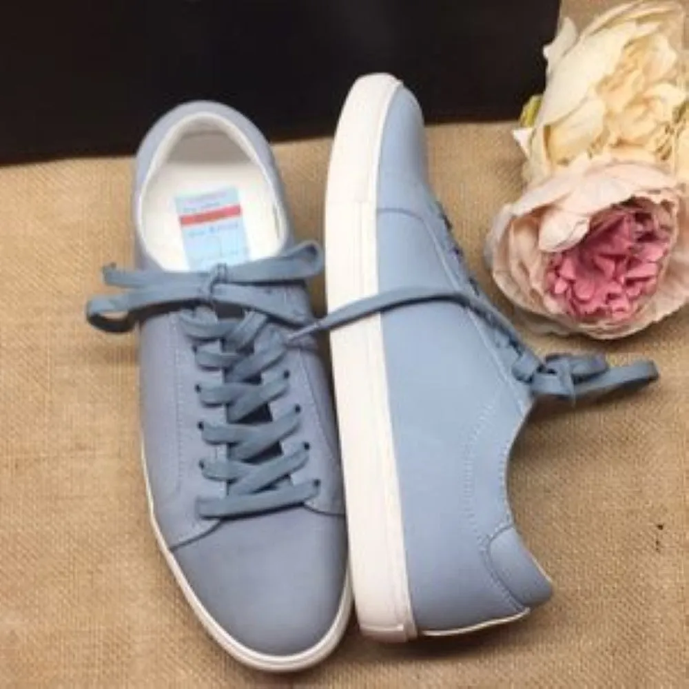 Kenneth Cole Blue Leather Sneakers 9