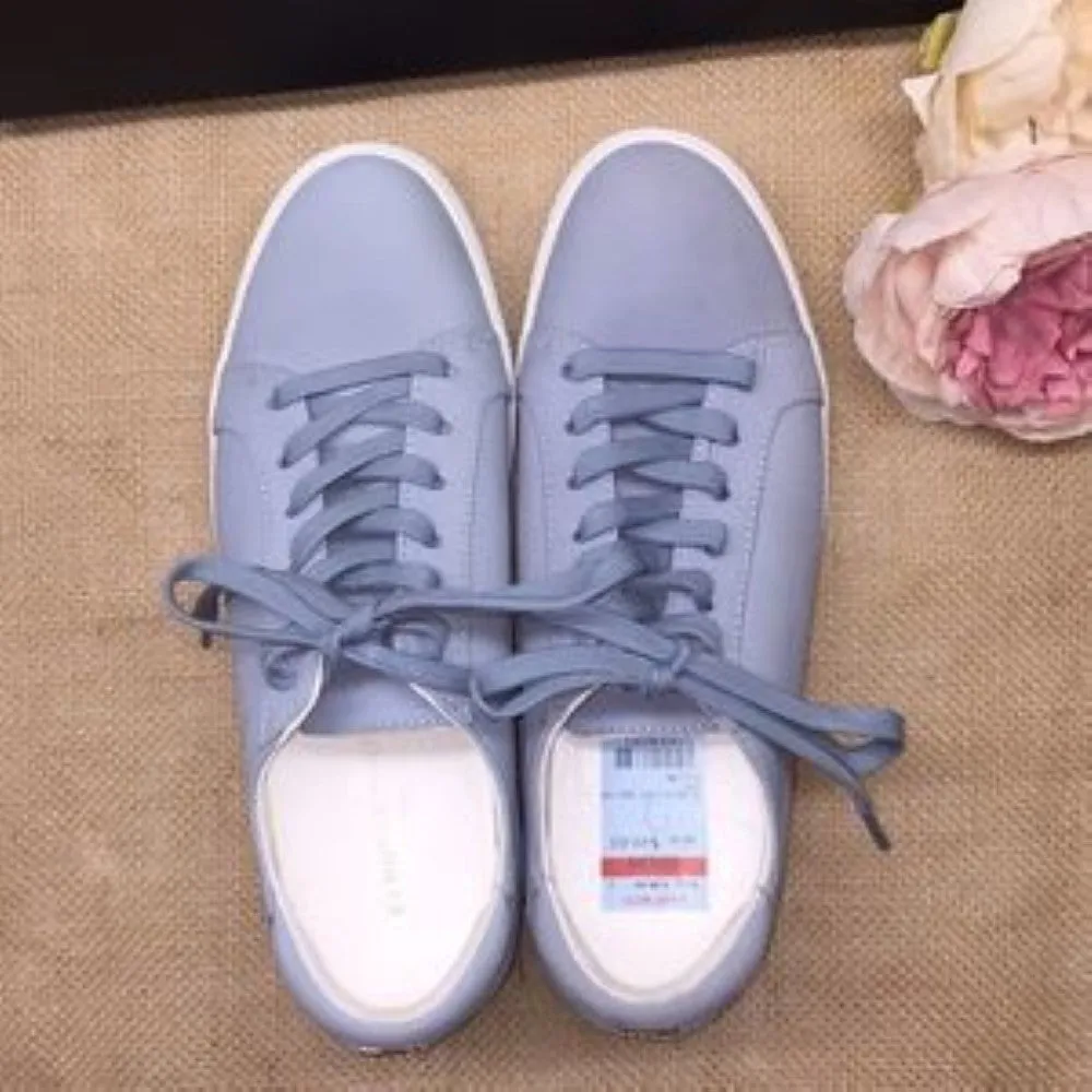 Kenneth Cole Blue Leather Sneakers 9