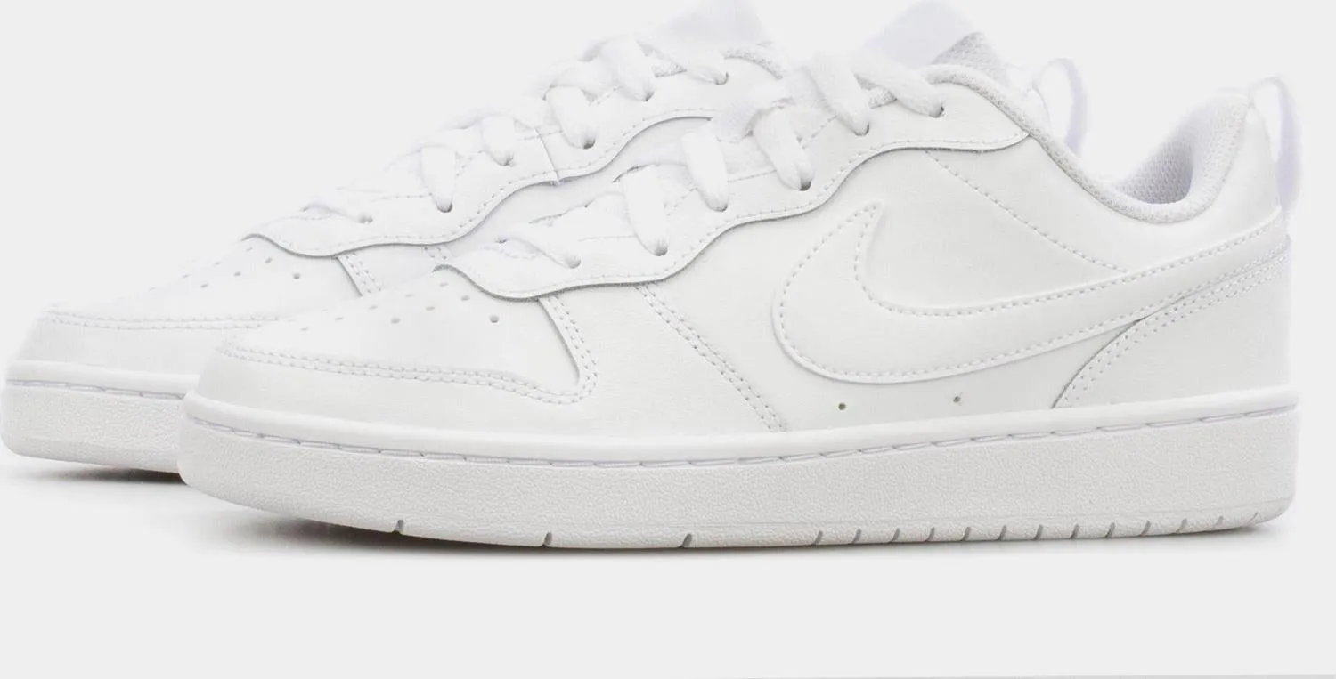 Kids Nike Court Borough Low 2 GS White BQ5448-100 Sneaker Shoe Trainer