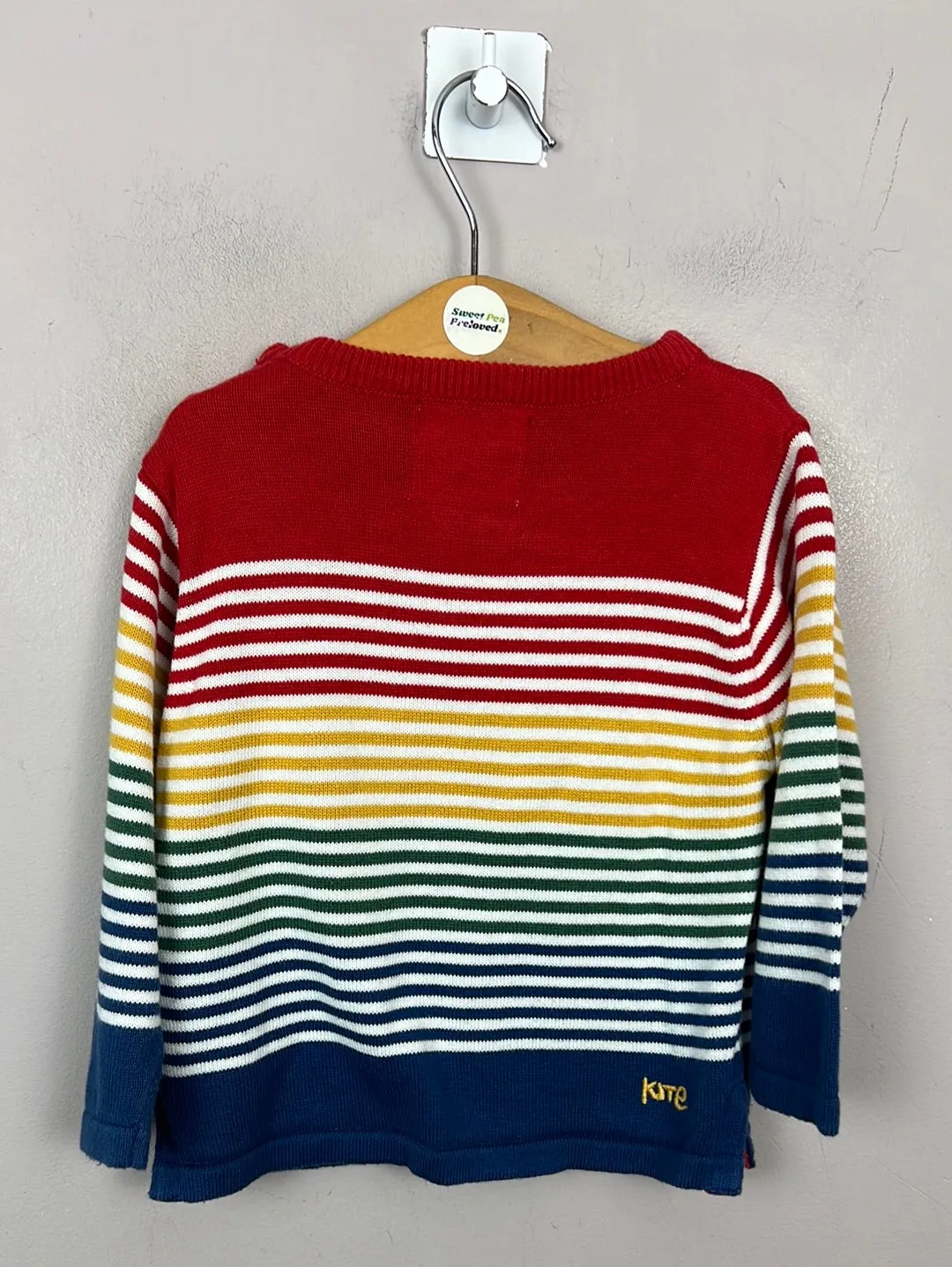 Kite primary stripe jumper 6-9m