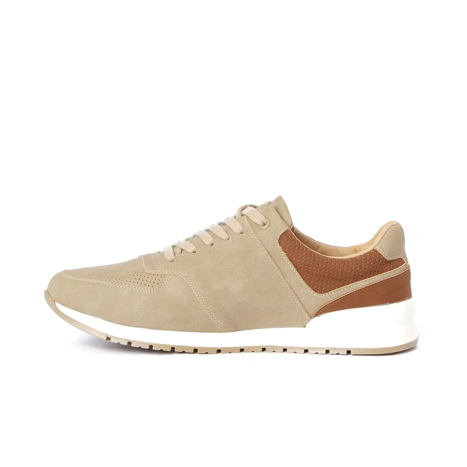 Koka Store Men's Fashion Sneaker - Beige Color