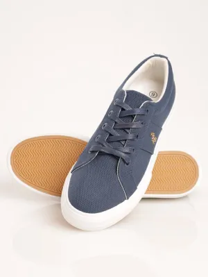 Ladies Classic Canvas Sneaker - Navy