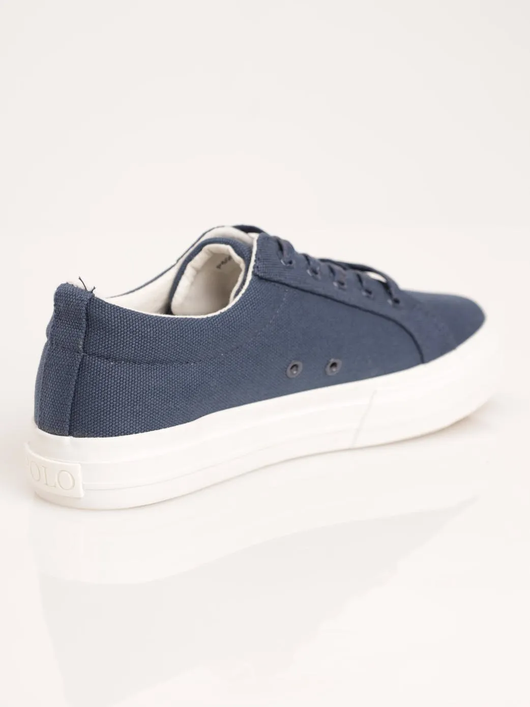 Ladies Classic Canvas Sneaker - Navy