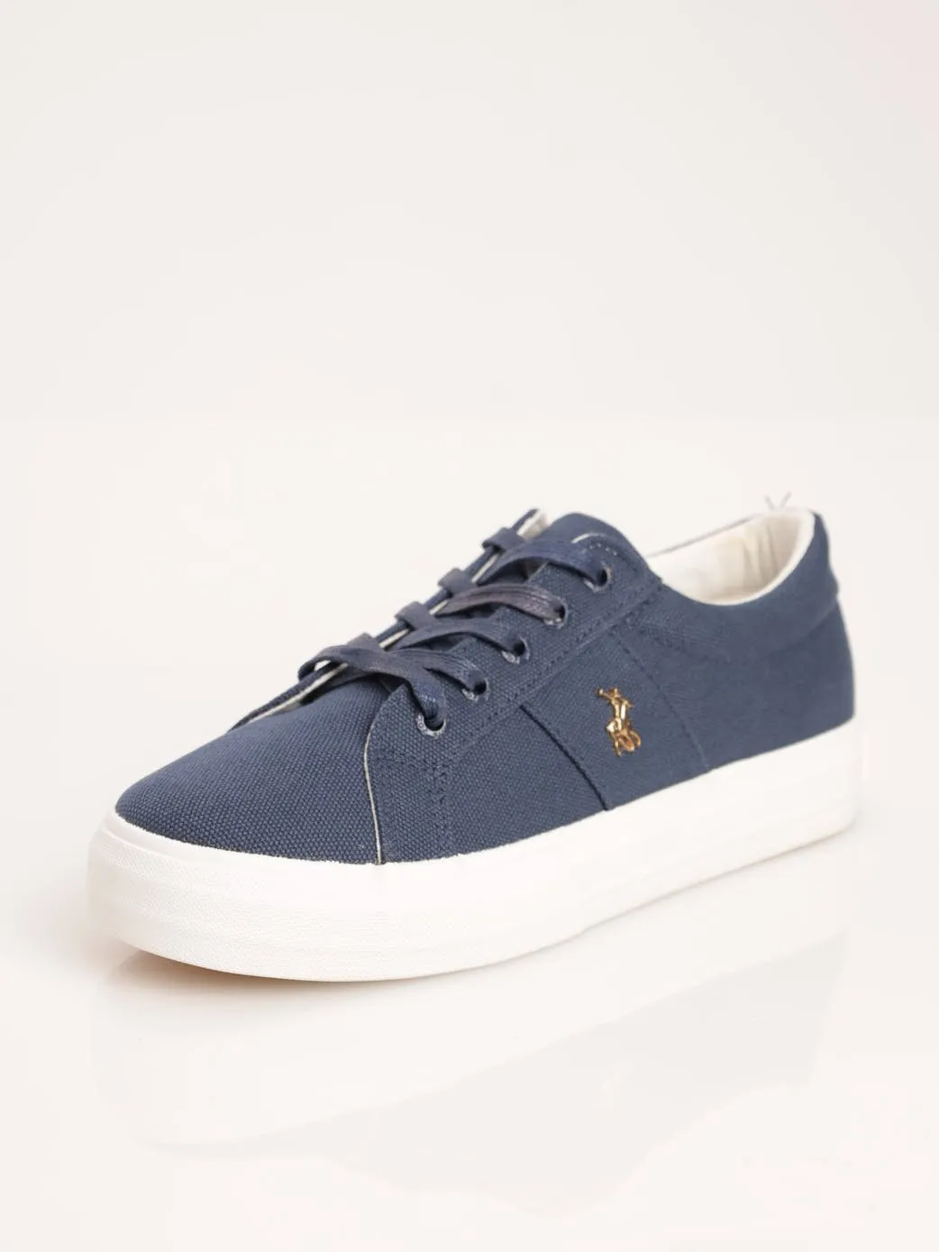 Ladies Classic Canvas Sneaker - Navy