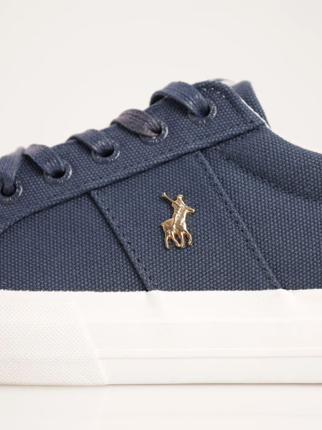 Ladies Classic Canvas Sneaker - Navy