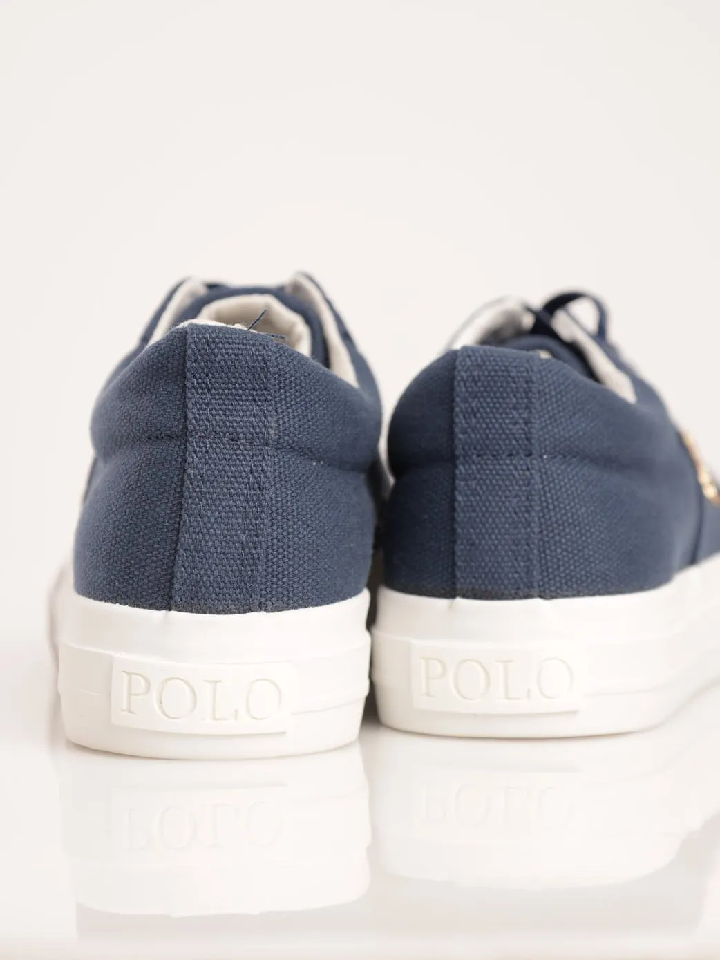 Ladies Classic Canvas Sneaker - Navy