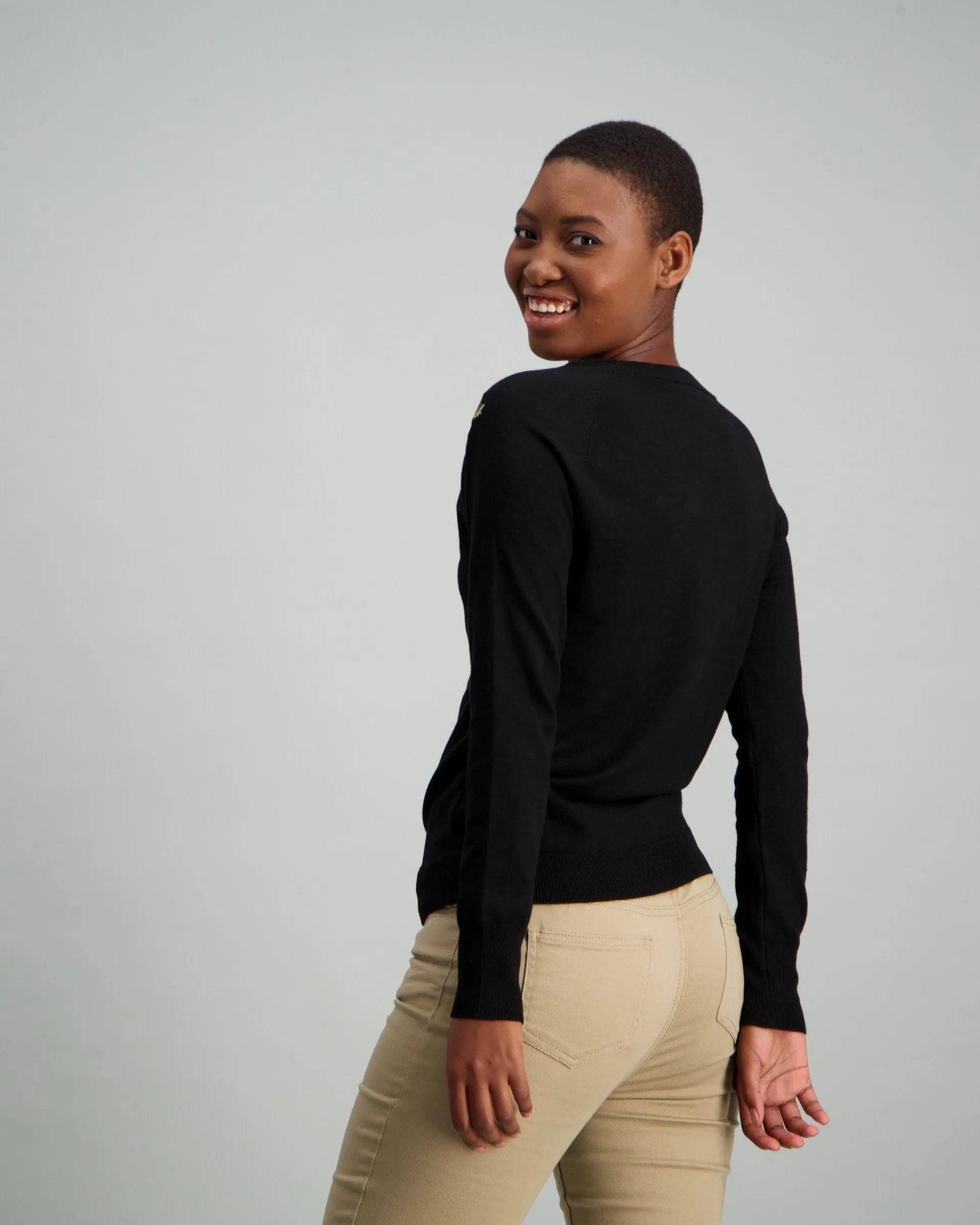 Ladies Embellished Pullover - Black