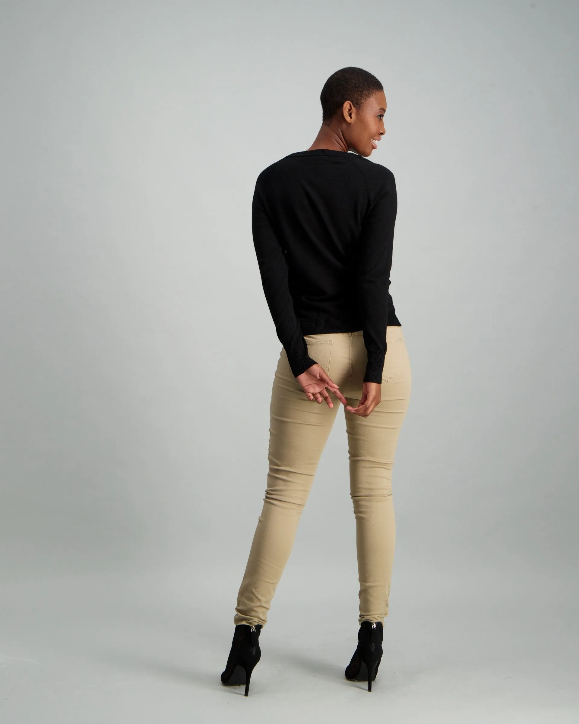 Ladies Embellished Pullover - Black
