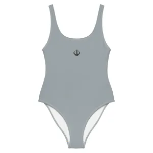 Life League Gear - "Cool Grey" - Women's One Piece (Cool Grey, Black Trim)