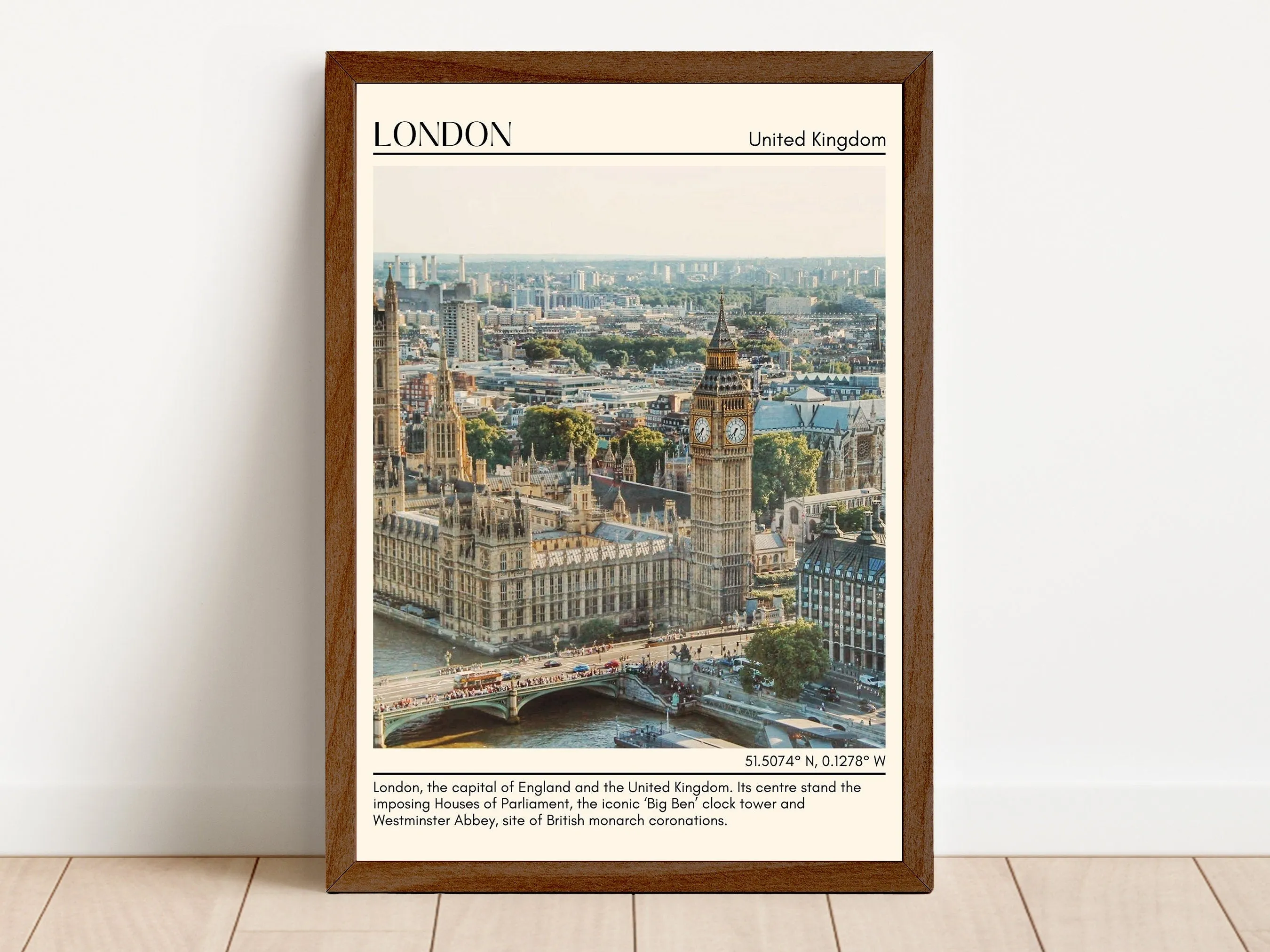 London Minimal Wall Art, United Kingdom