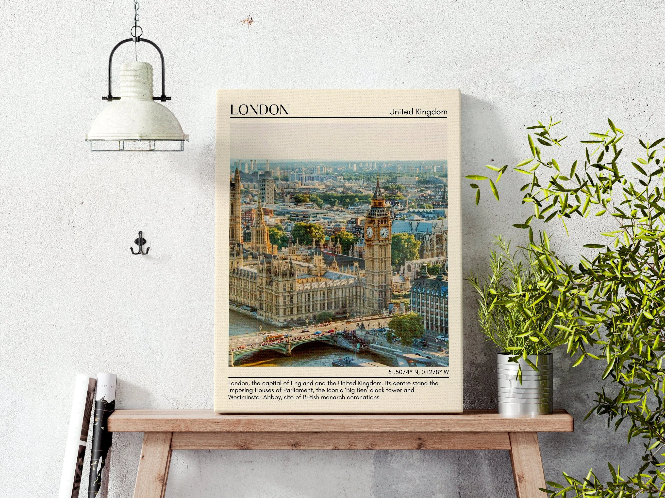 London Minimal Wall Art, United Kingdom