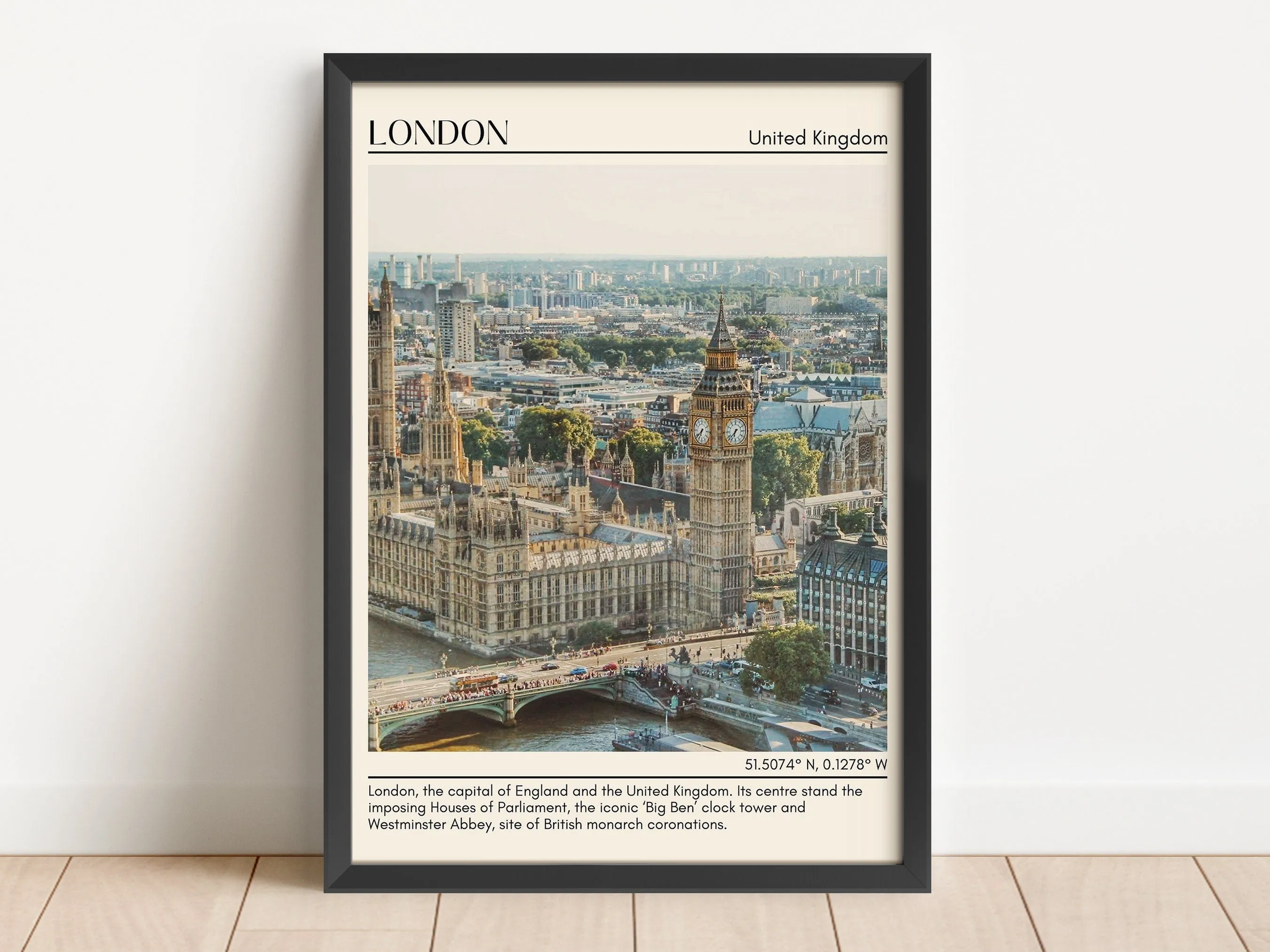 London Minimal Wall Art, United Kingdom