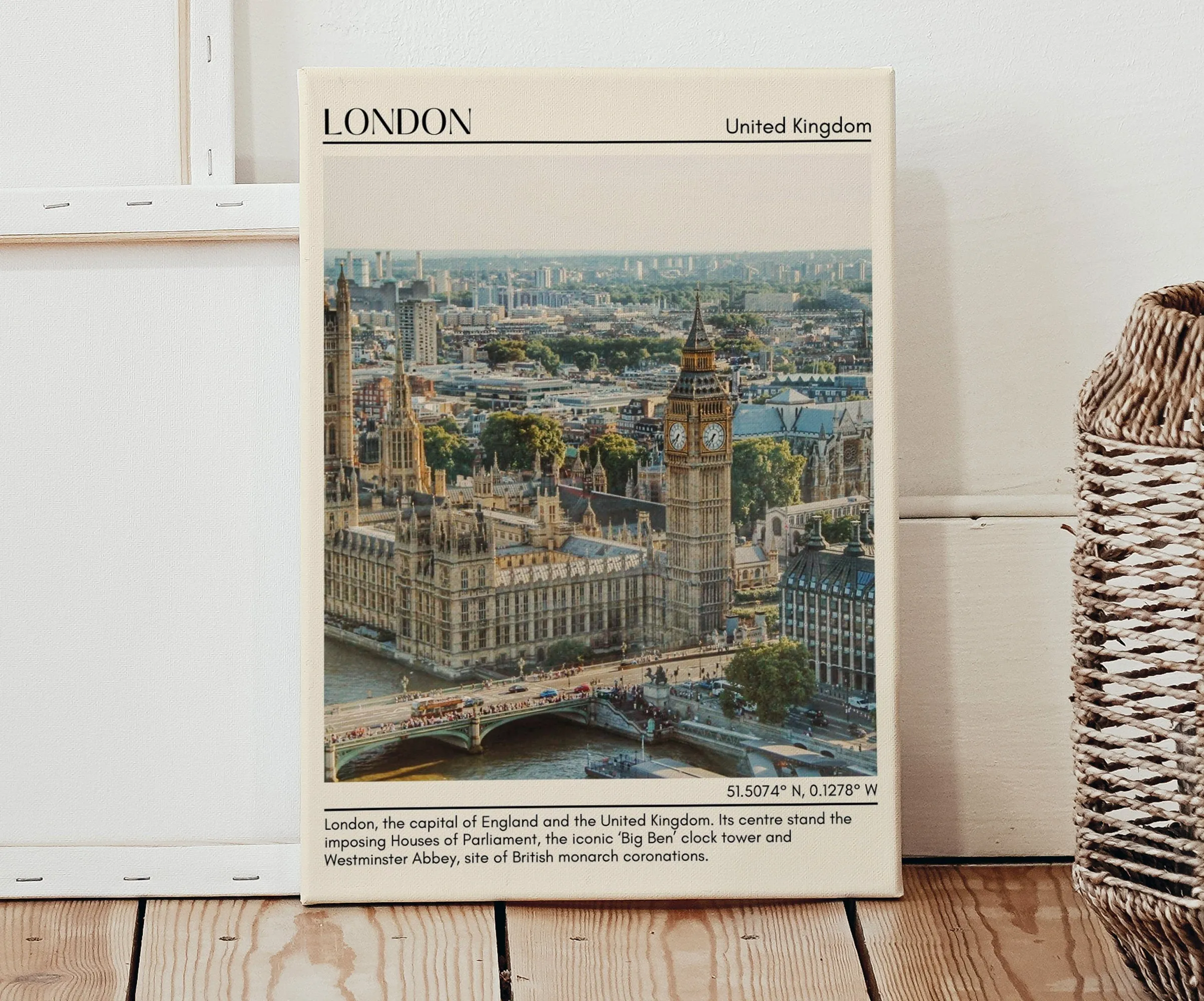 London Minimal Wall Art, United Kingdom