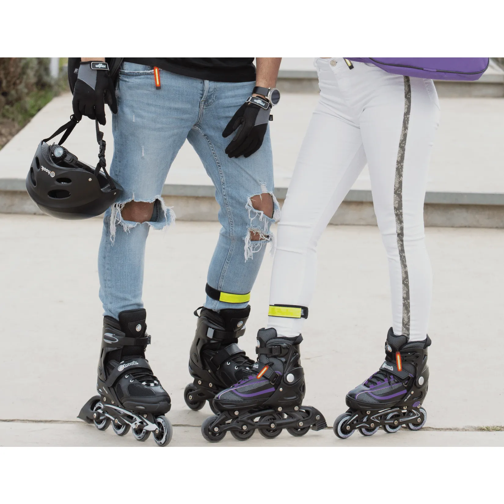 Luz Frontal Knog para running, scooter, patines
