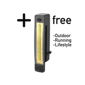 Luz Frontal Knog para running, scooter, patines