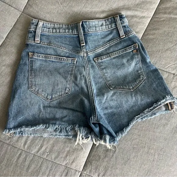 Madewell Curvy Hi-Rise Denim Shorts 25