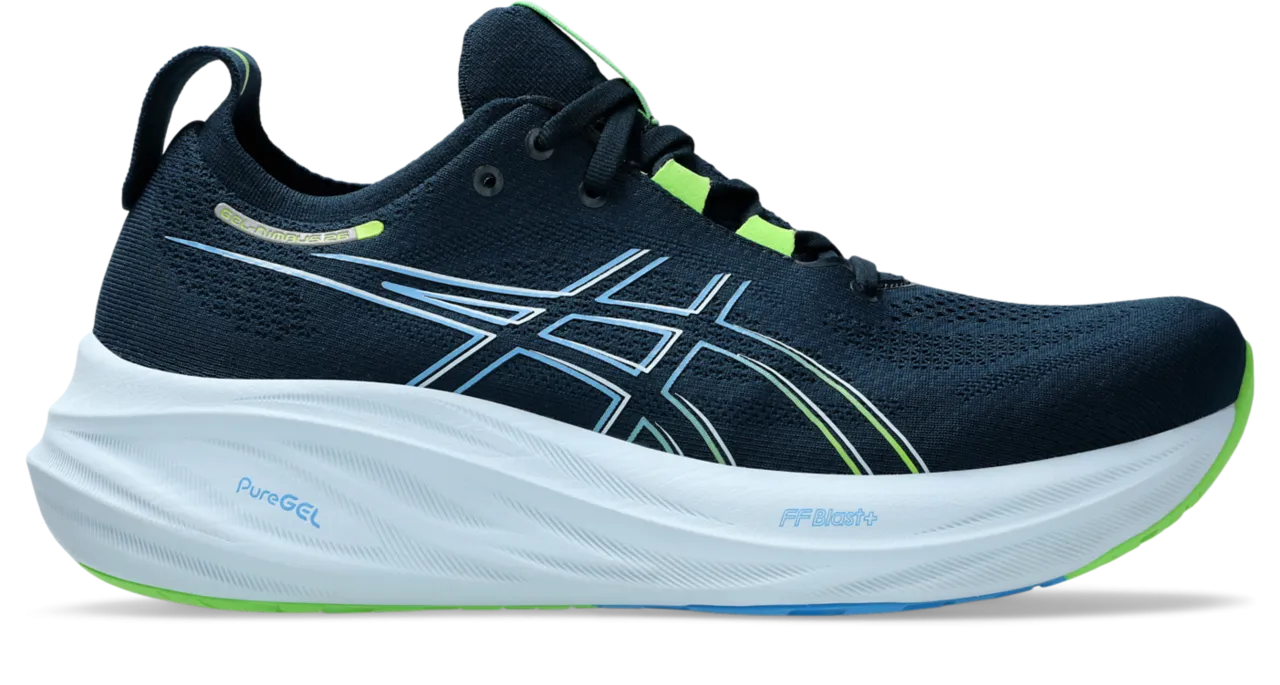 Men’s Gel-Nimbus 26 (400 - French Blue/Electric Lime)