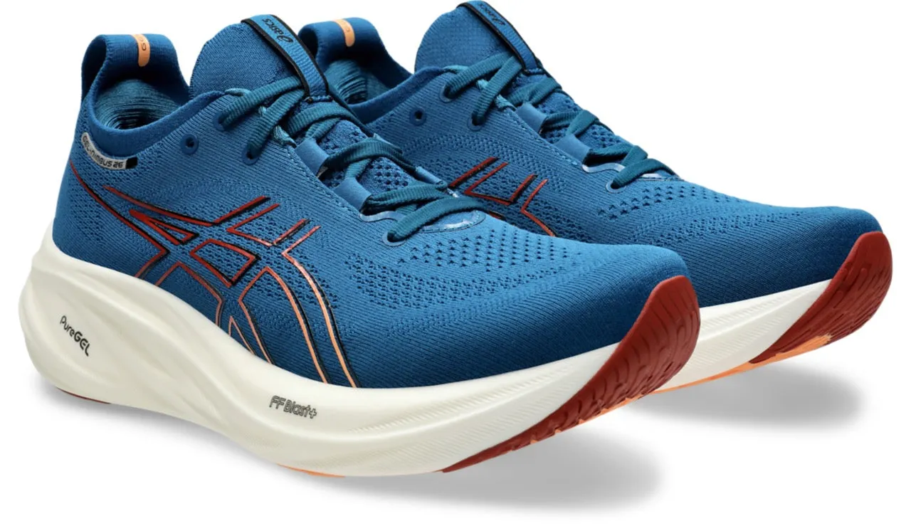 Men’s Gel-Nimbus 26 (404 - Rich Navy/Faded Orange)
