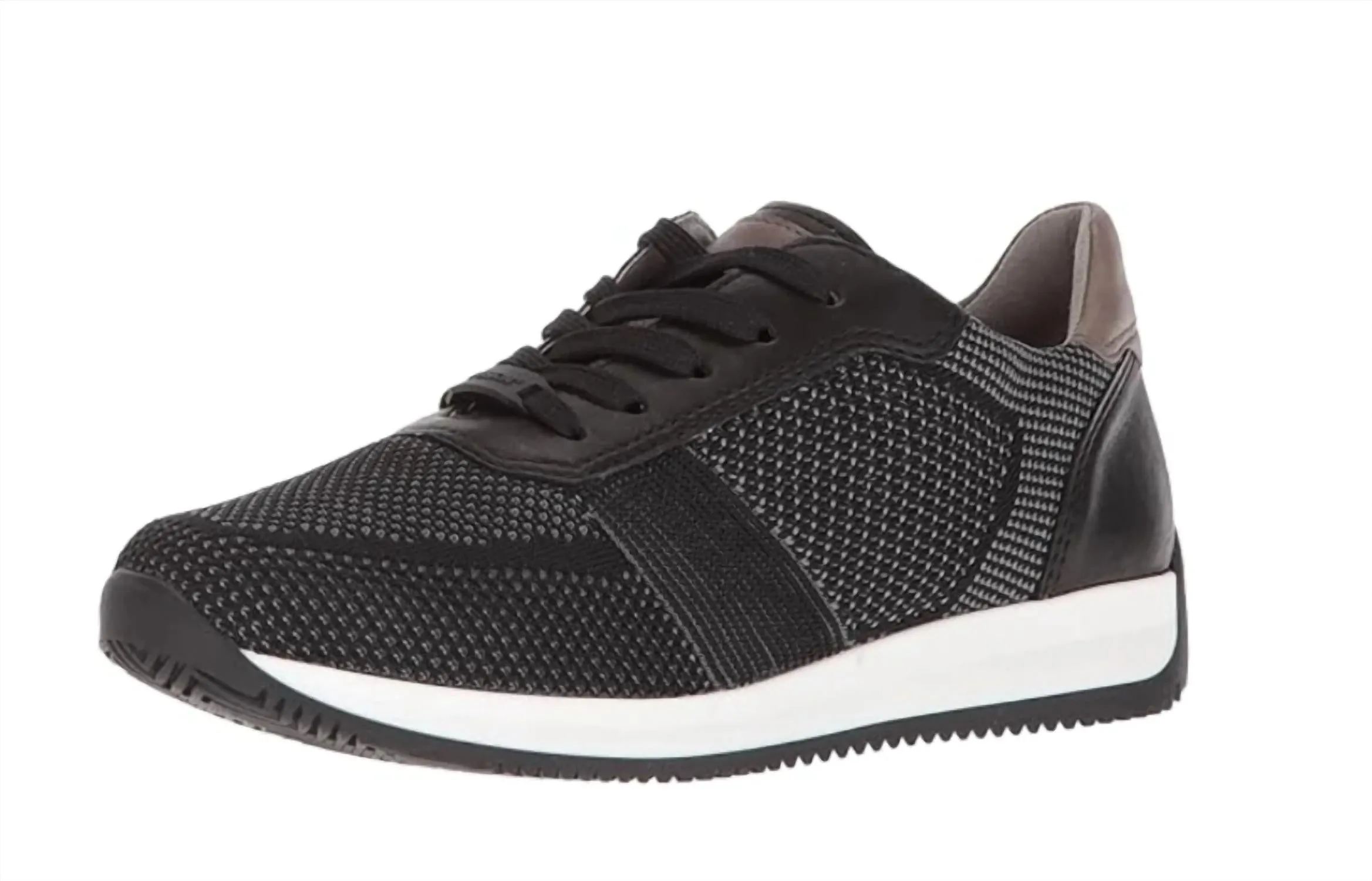 Men's Louie Leather Sneaker In Black