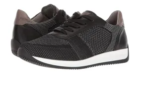 Men's Louie Leather Sneaker In Black