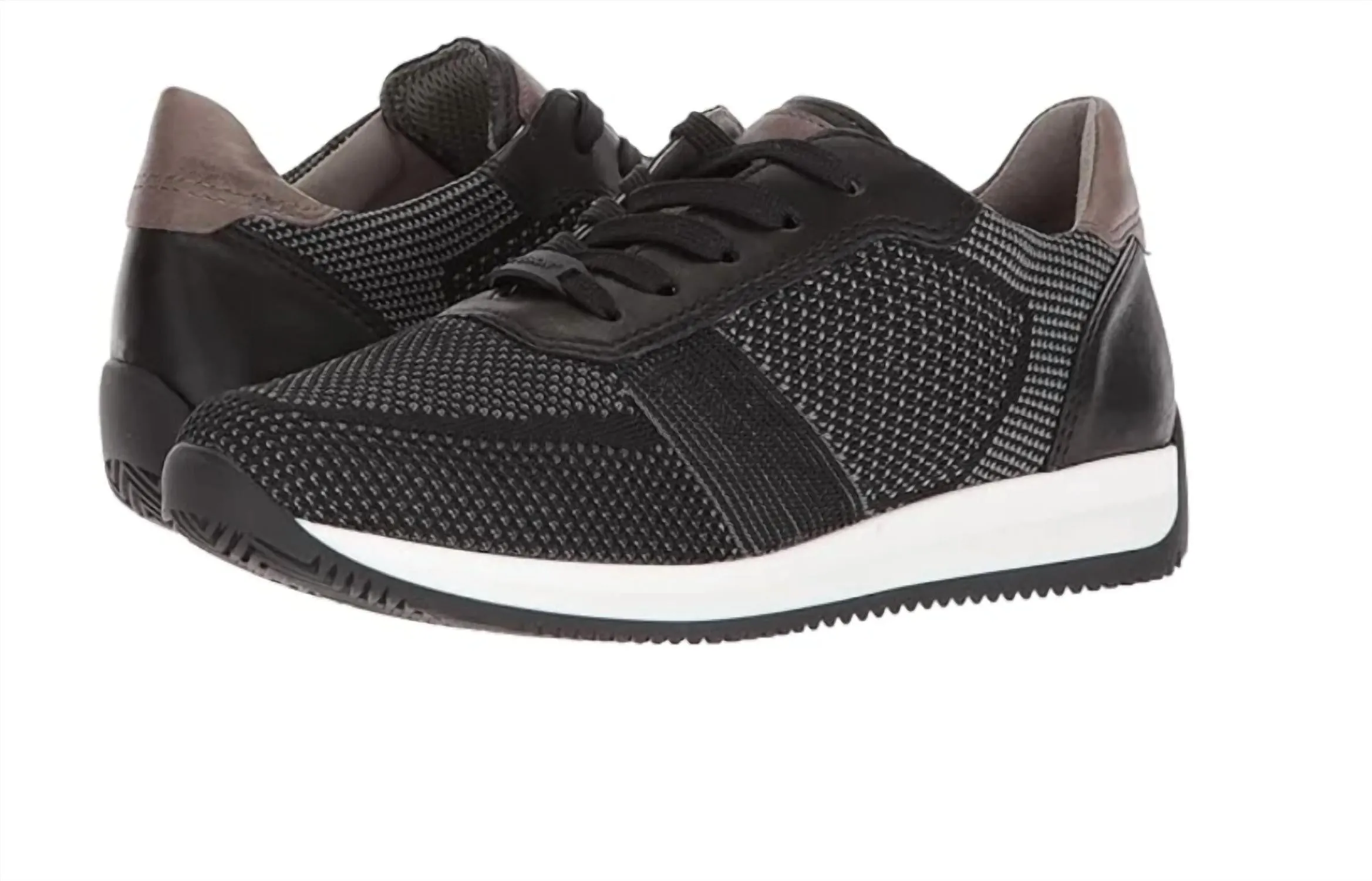 Men's Louie Leather Sneaker In Black