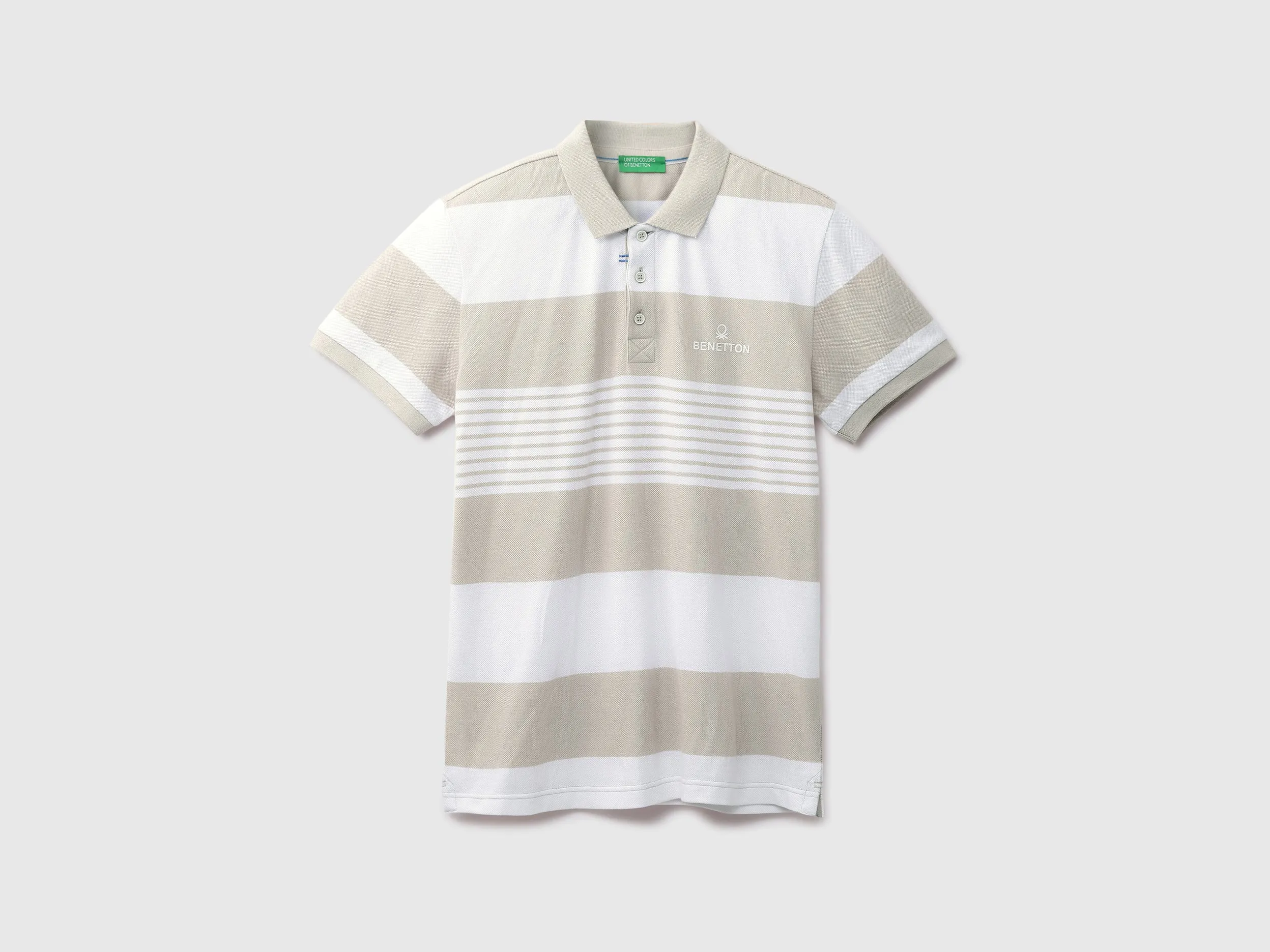 Mens Short Sleeve Stripe Polo T-Shirt