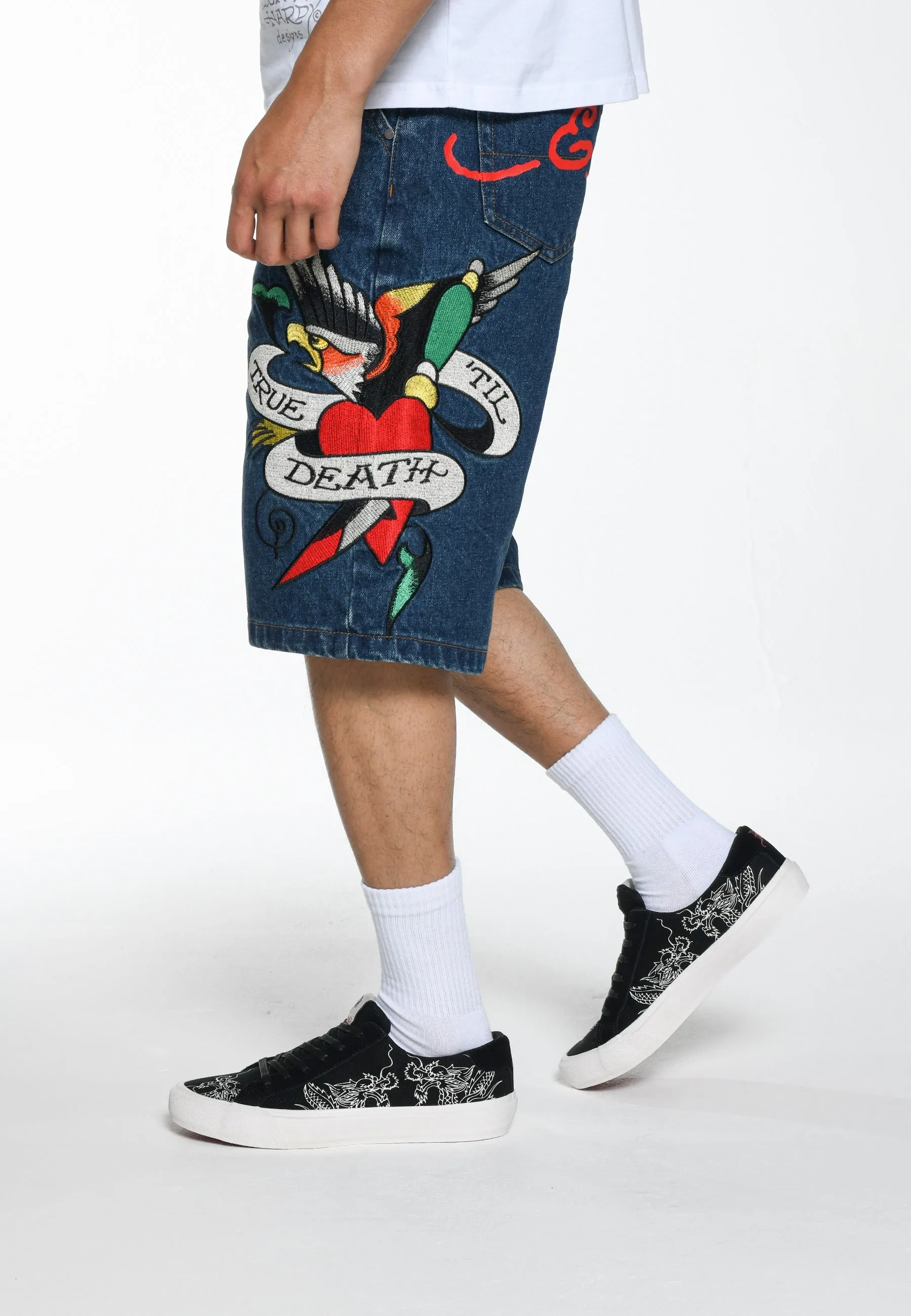 Mens Skater Low - Dargons - Black
