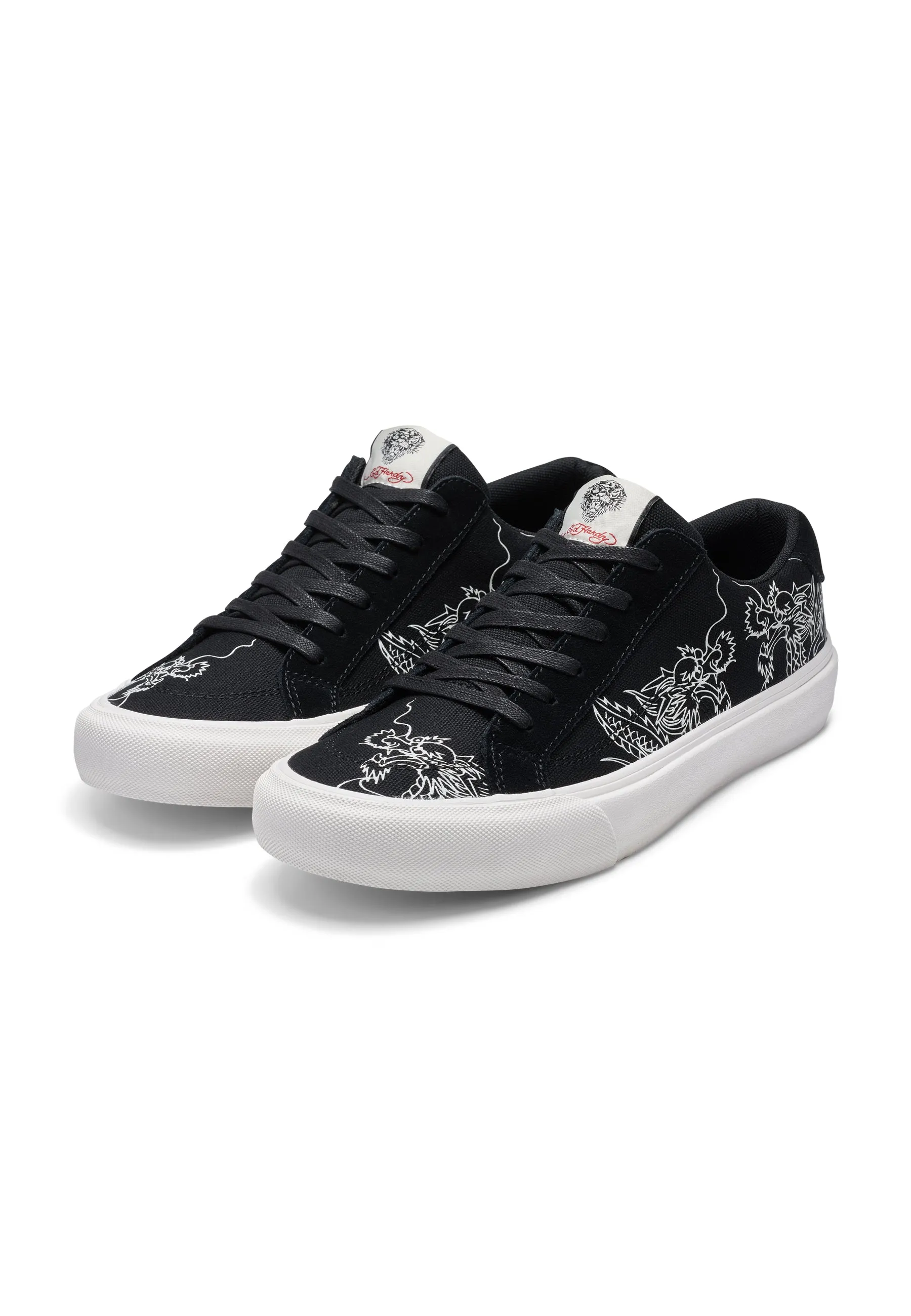 Mens Skater Low - Dargons - Black