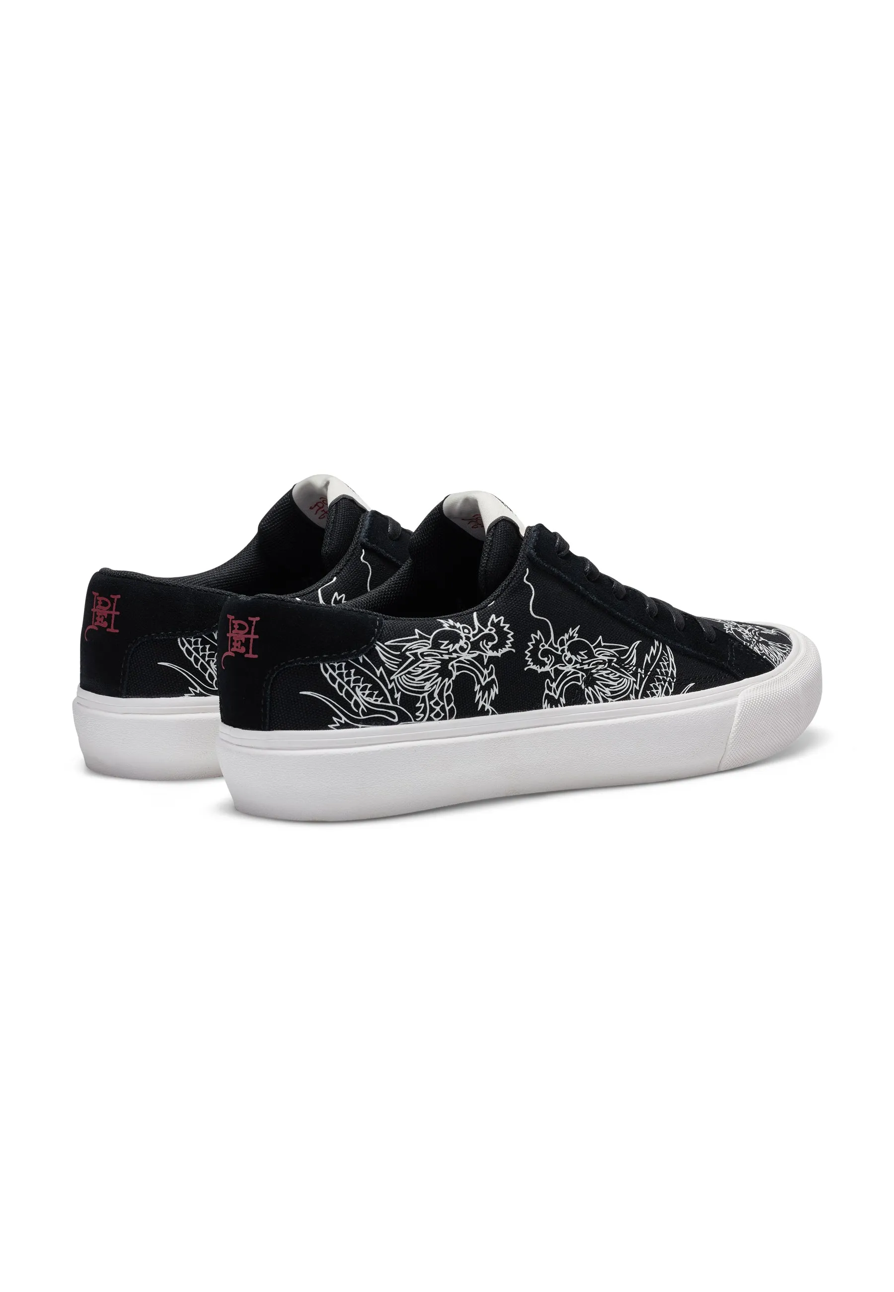 Mens Skater Low - Dargons - Black