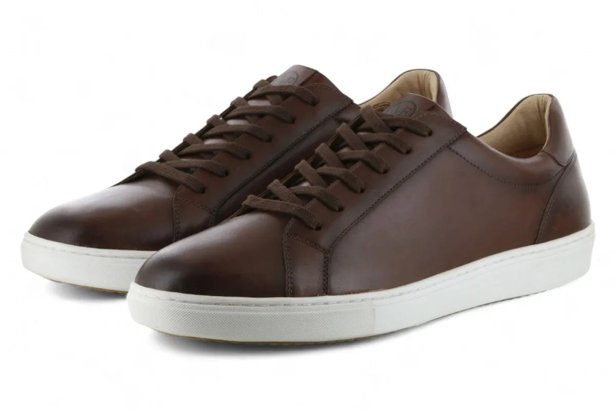Michael Ellis Brenden Lace-Up Sneaker Tobacco