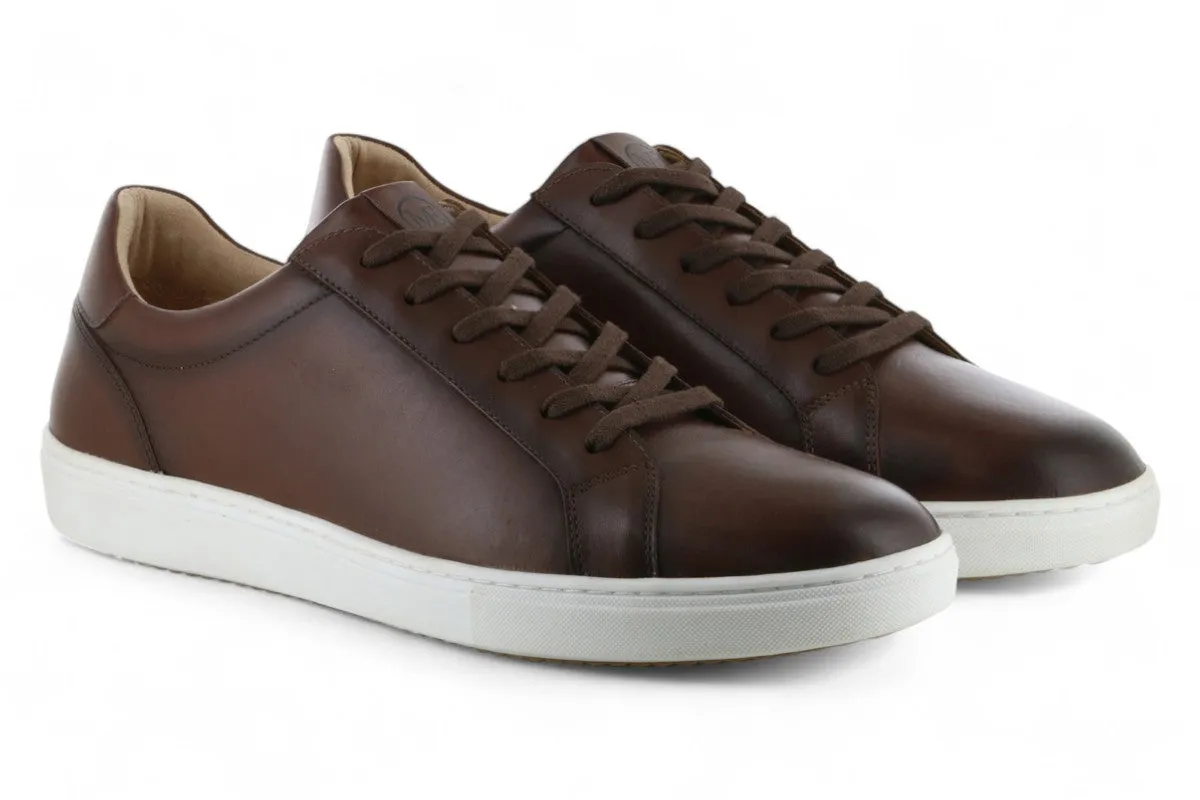 Michael Ellis Brenden Lace-Up Sneaker Tobacco