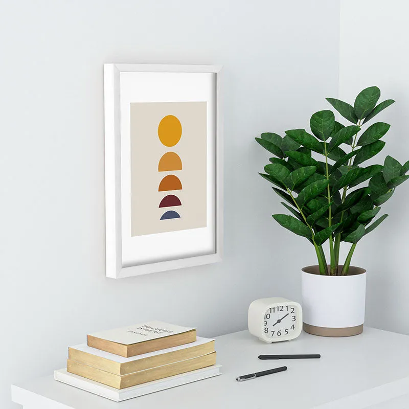 Minimal Sunrise Sunset I Recessed Framing Rectangle
