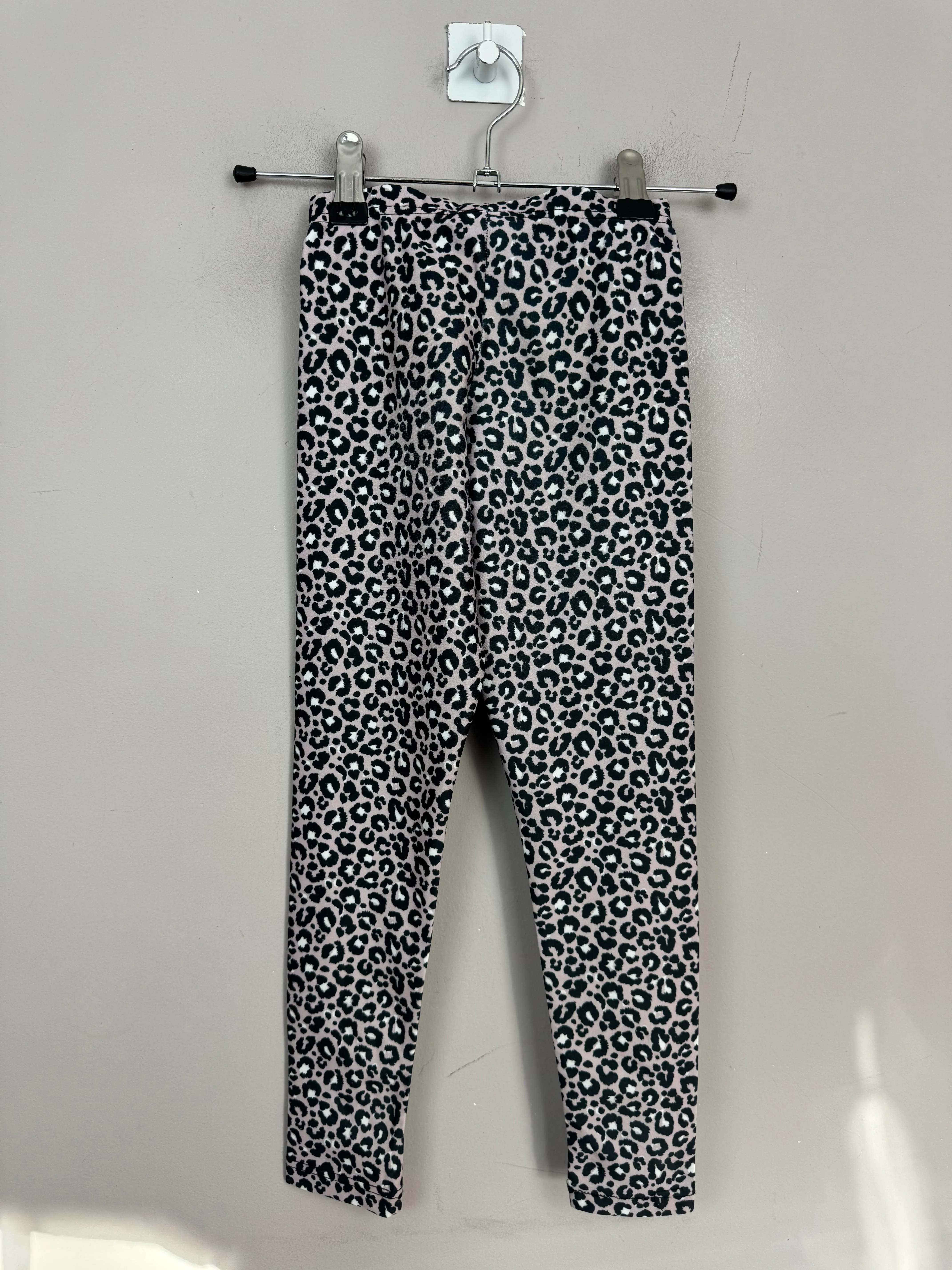 Miss Flamingo leopard dance leggings 4y