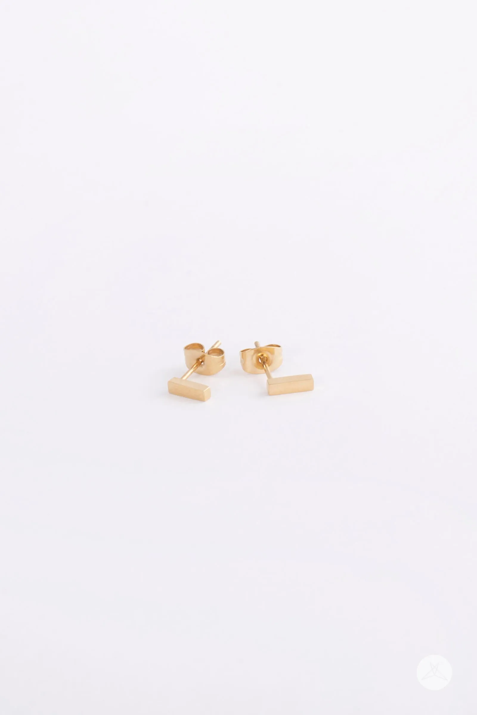 Modern Gold Bar Earrings