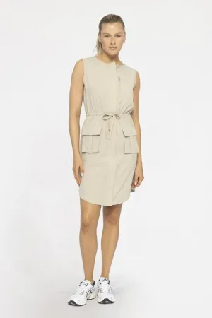 MONO B Versatile Drawstring Waist Tank Dress