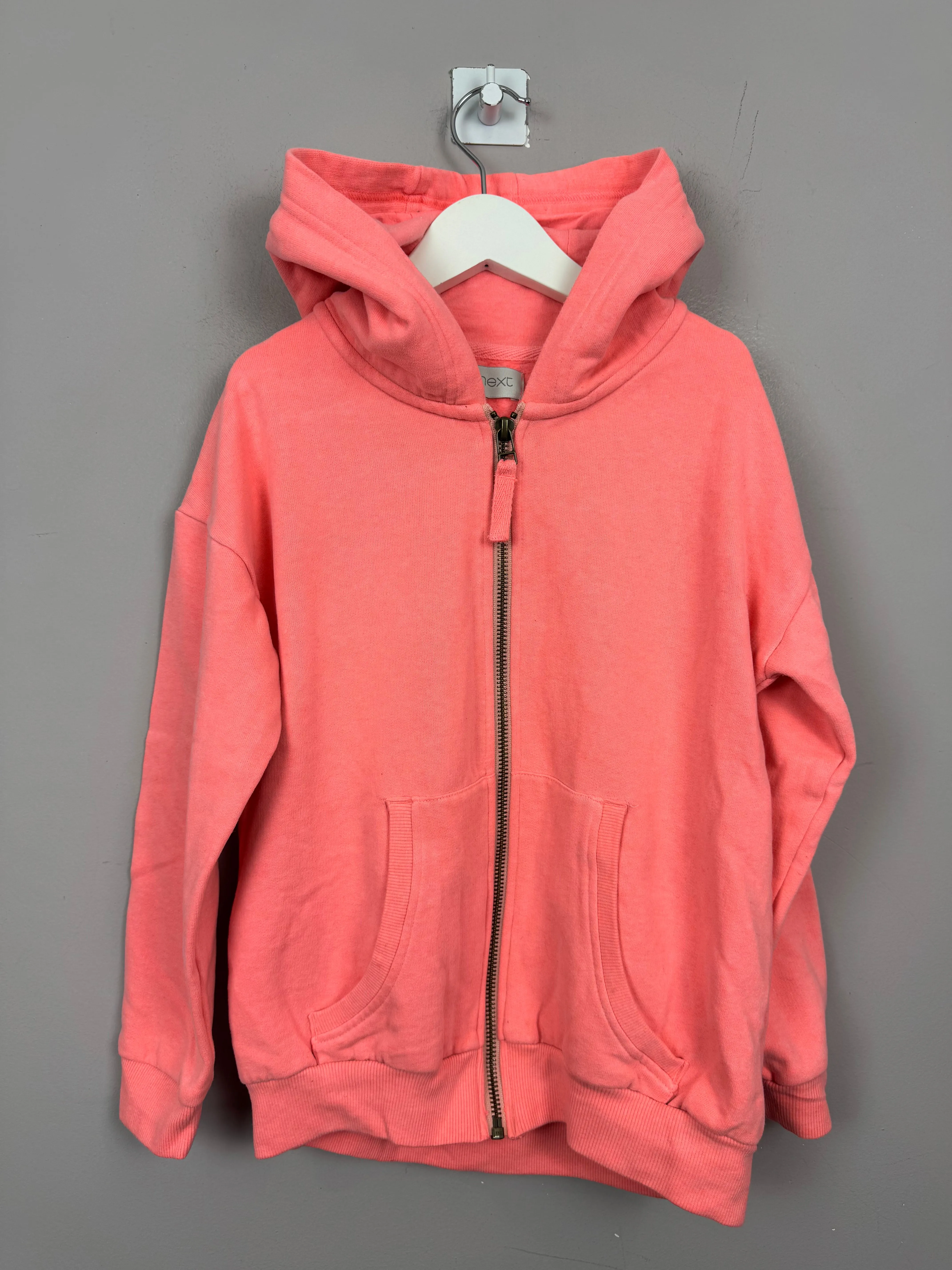 Next Neon Orange Hoodie 8y