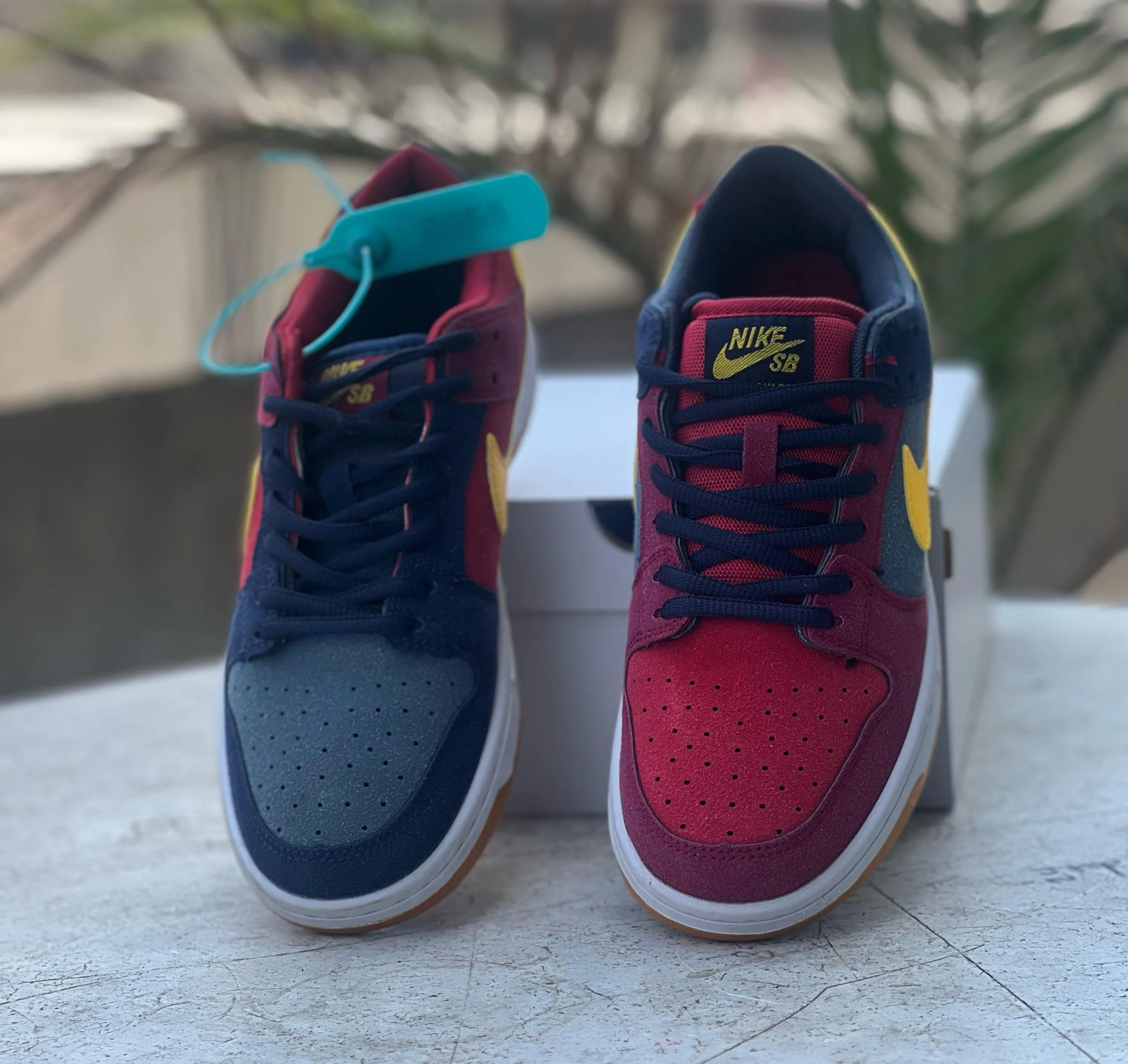 Nike Dunk Low - Red/Grey/Yellow