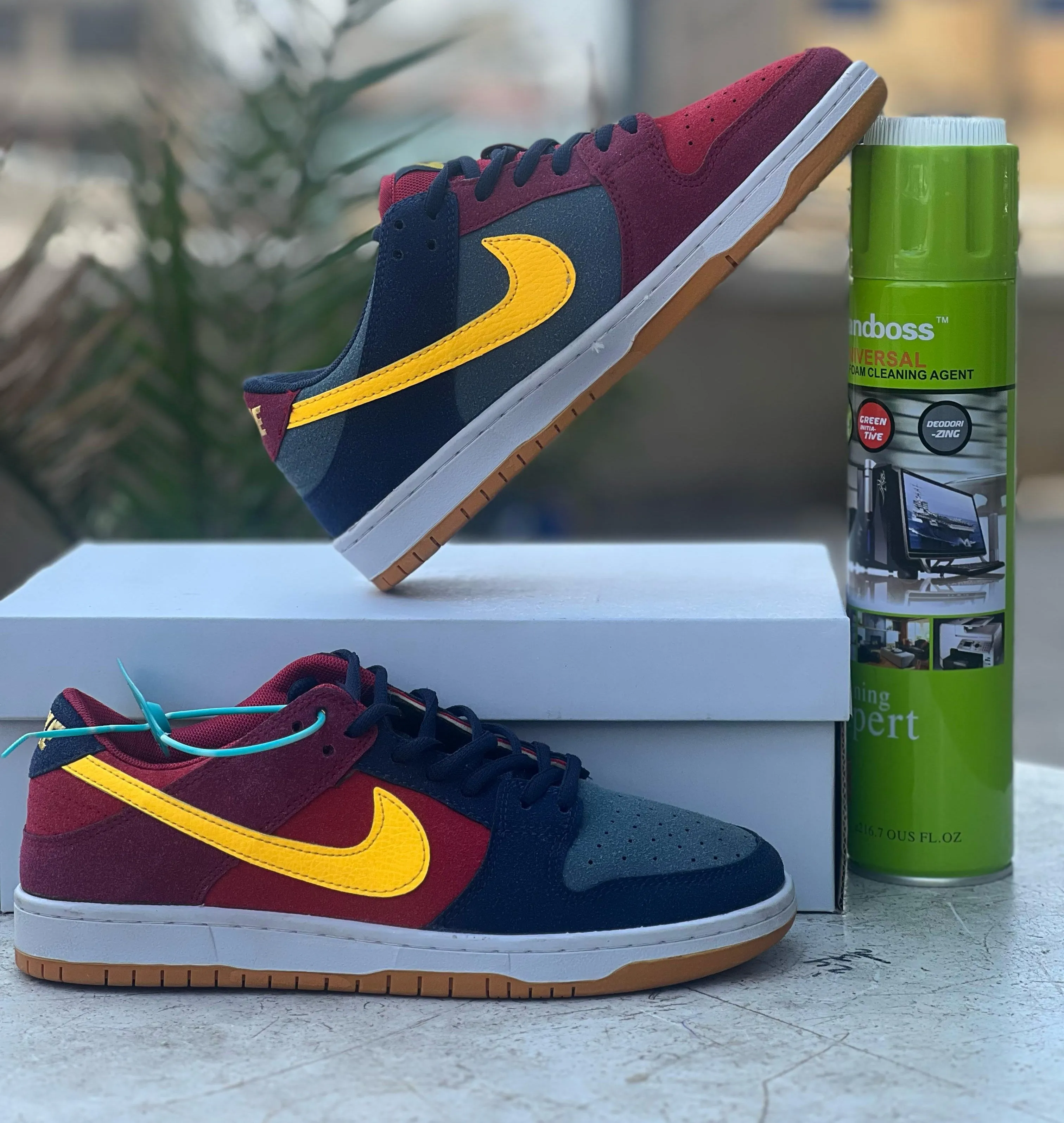 Nike Dunk Low - Red/Grey/Yellow
